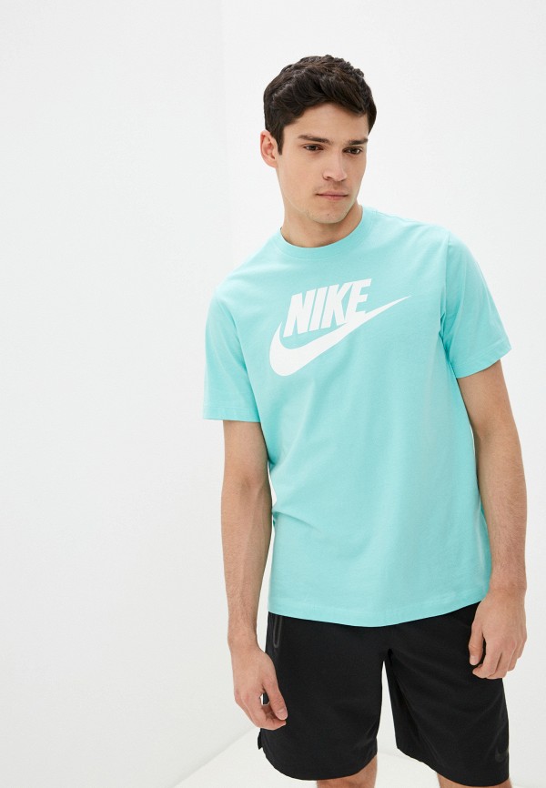 

Футболка Nike, Бирюзовый, M NSW TEE ICON FUTURA