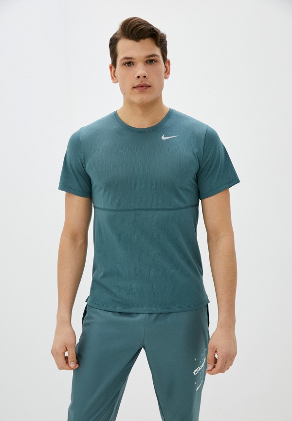 

Футболка спортивная Nike, Зеленый, M NK DF RUN TOP SS