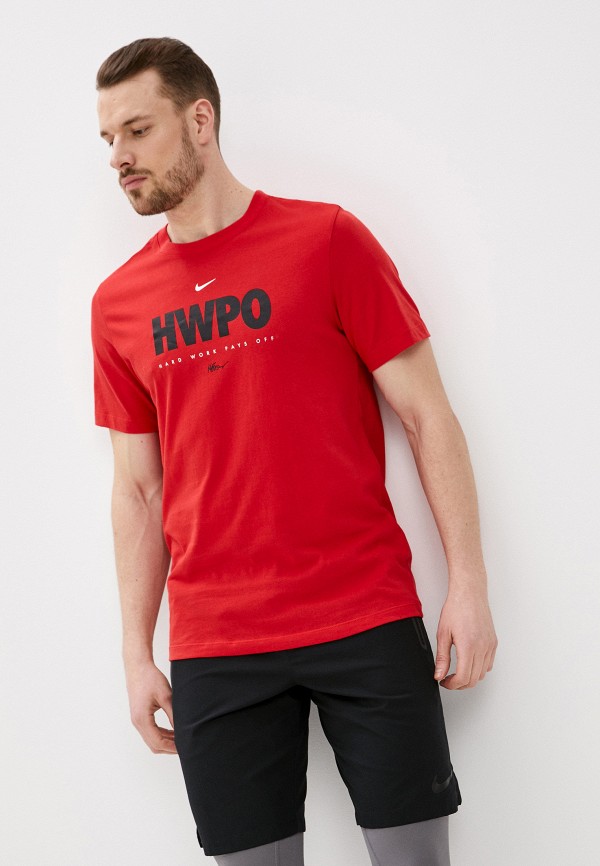 

Футболка спортивная Nike, Красный, M NK DFC TEE MF HWPO