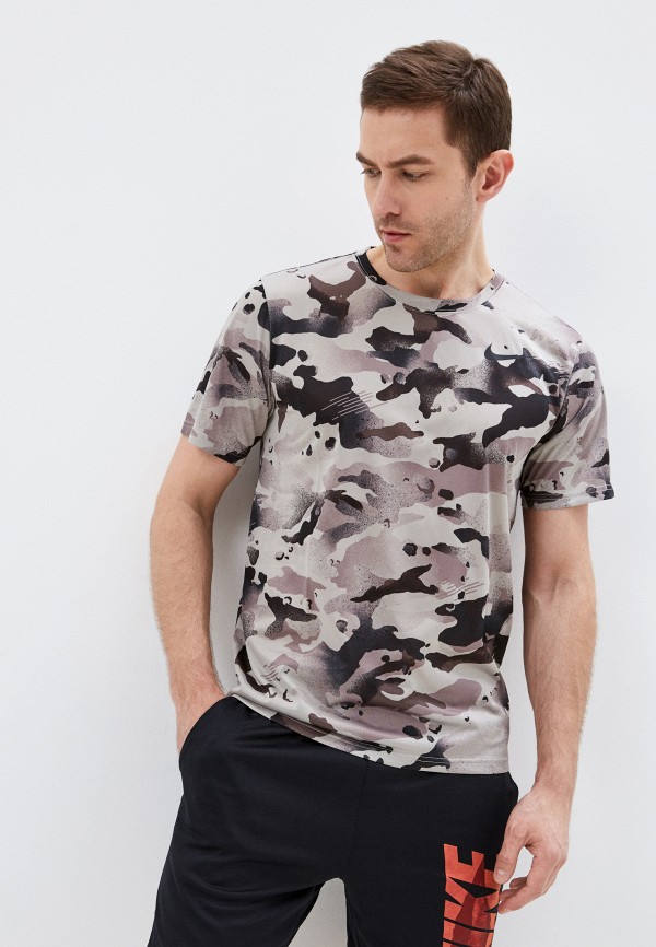 

Футболка спортивная Nike, Разноцветный, M NK DRY TEE LEG CAMO AOP