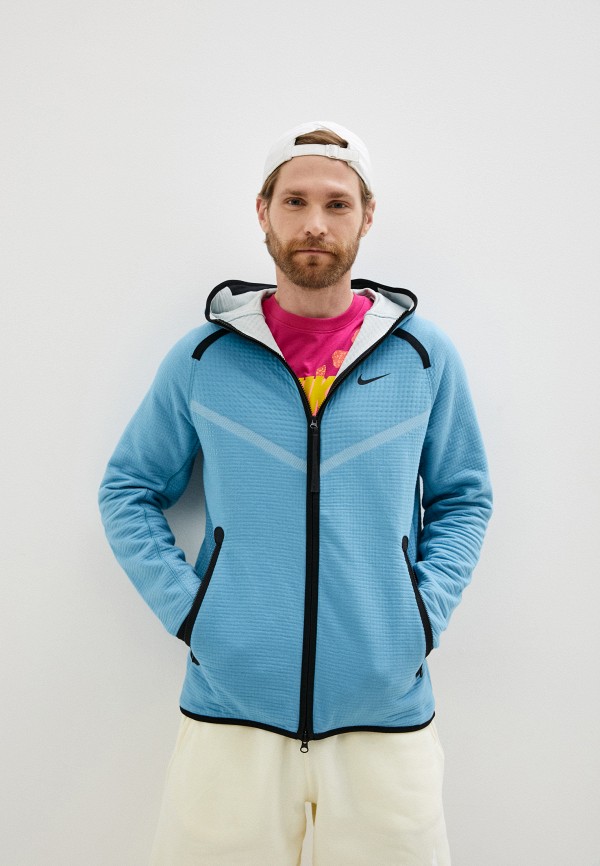 

Толстовка Nike, Голубой, M NSW TCH PCK WR HOODIE FZ ENG