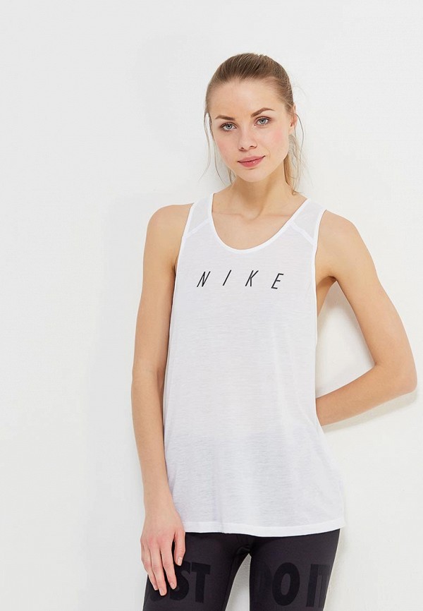 

Майка спортивная Nike, Белый, W NK BRTHE TANK FLOW GRX