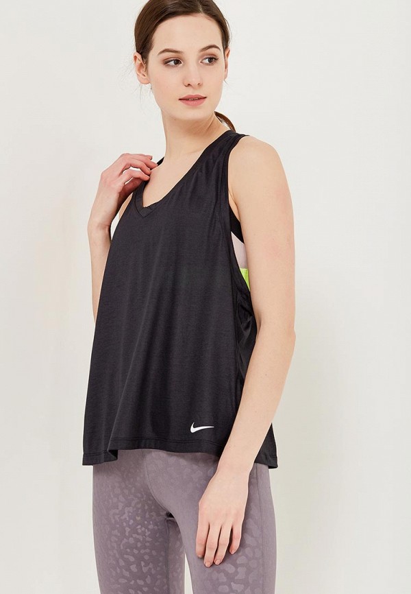 

Майка спортивная Nike, Women's Breathe Training Tank, Черный