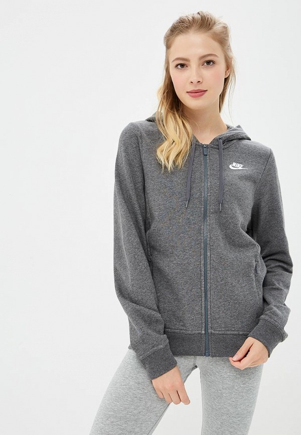 Кофты спортивного стиля. Велюровая толстовка женская Nike. Серая кофта Nike женские. Кофта найк спортивная серая женская. Свитер найк серый женский.