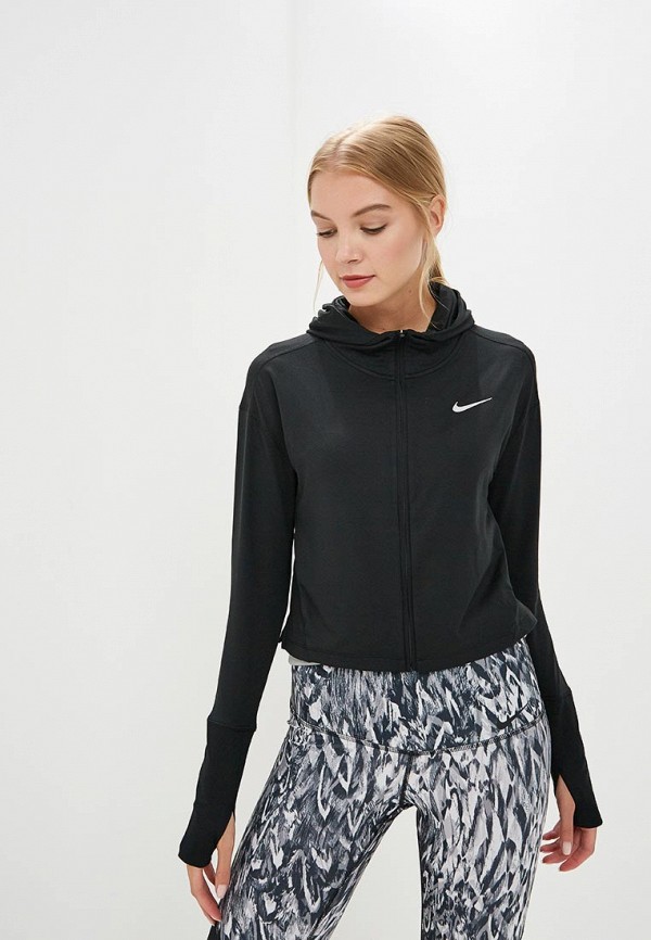 

Толстовка Nike, ELEMENT WOMEN'S RUNNING HOODIE, Черный