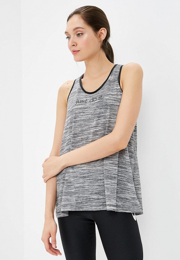 

Майка спортивная Nike, Nike Dry Studio Women's Training Tank, Серый