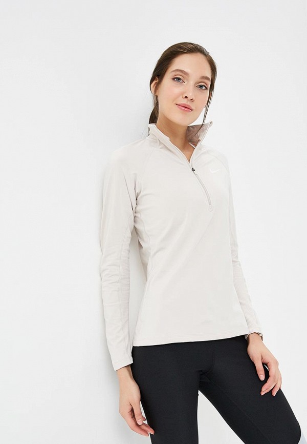 

Лонгслив спортивный Nike, Pro Warm Women's Long-Sleeve 1/2-Zip Top, Бежевый