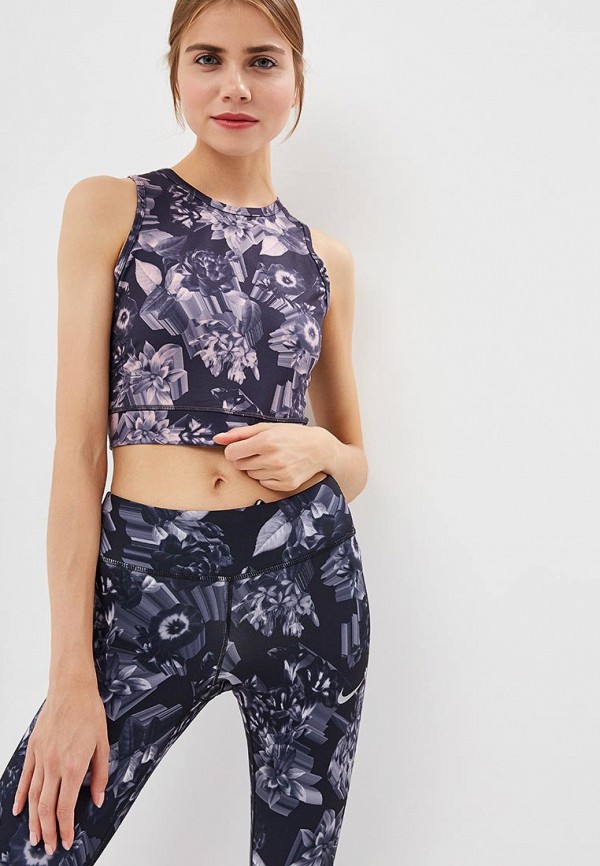 

Топ спортивный Nike, Epic Lux Women's Running Tank, Серый