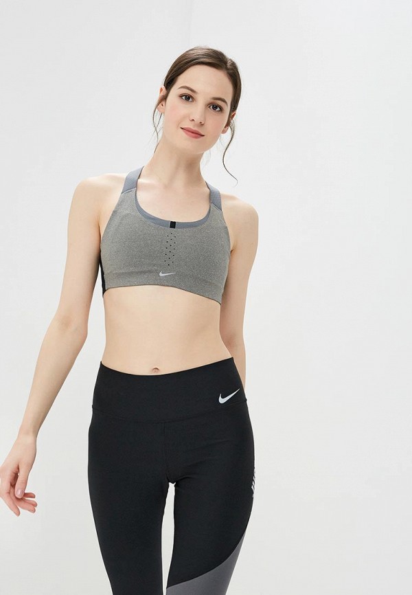 

Топ спортивный Nike, Pacer Women's High Support Sports Bra, Серый