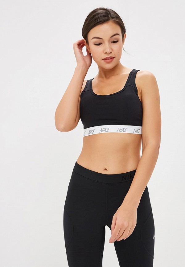 

Топ спортивный Nike, CLASSIC SOFT WOMEN'S MEDIUM SUPPORT SPORTS BRA, Черный