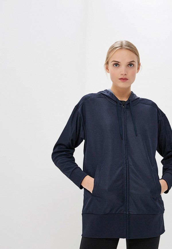 

Толстовка Nike, Синий, W NK DRY HOODIE FZ SHIMMER
