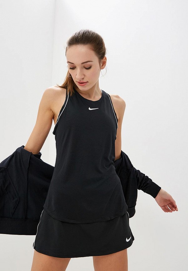

Майка спортивная Nike, Черный, NikeCourt Dri-FIT Women's Tennis Tank
