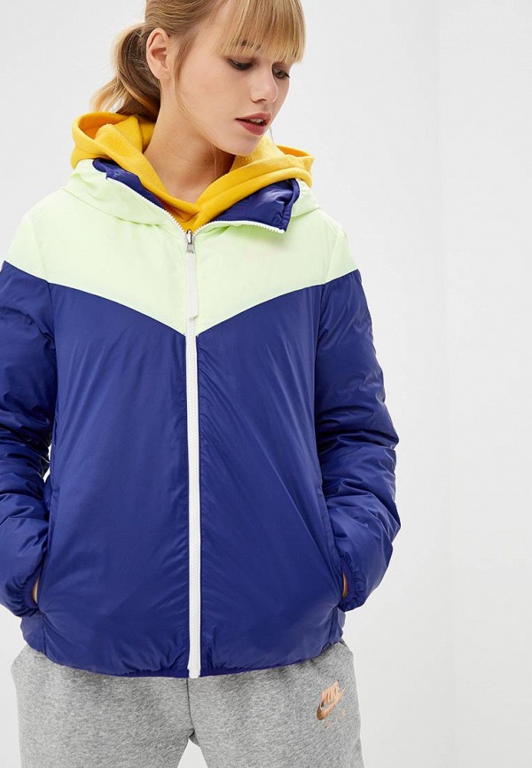 

Пуховик Nike, Sportswear Windrunner Down Fill Women's Reversible Jacket, Синий