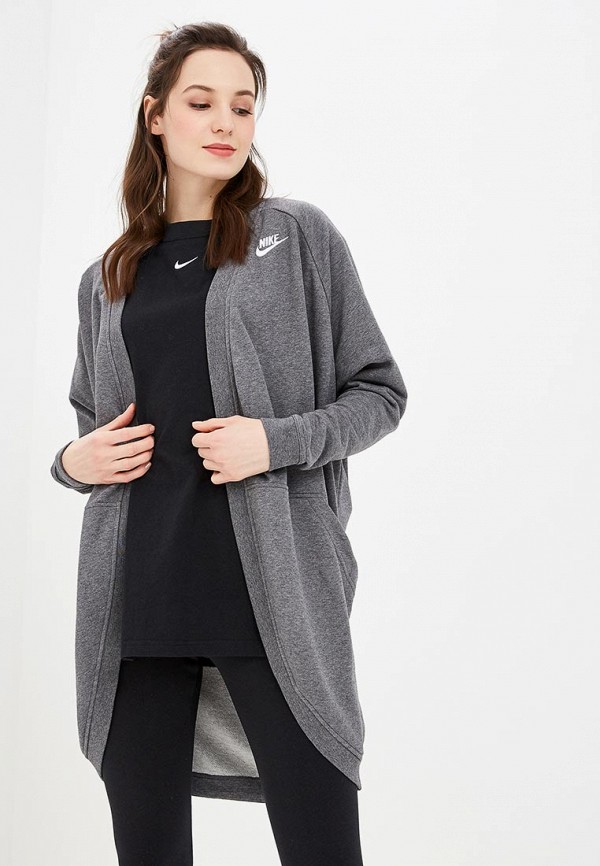 

Кардиган Nike, Серый, Sportswear Club Women’s French Terry Cardigan