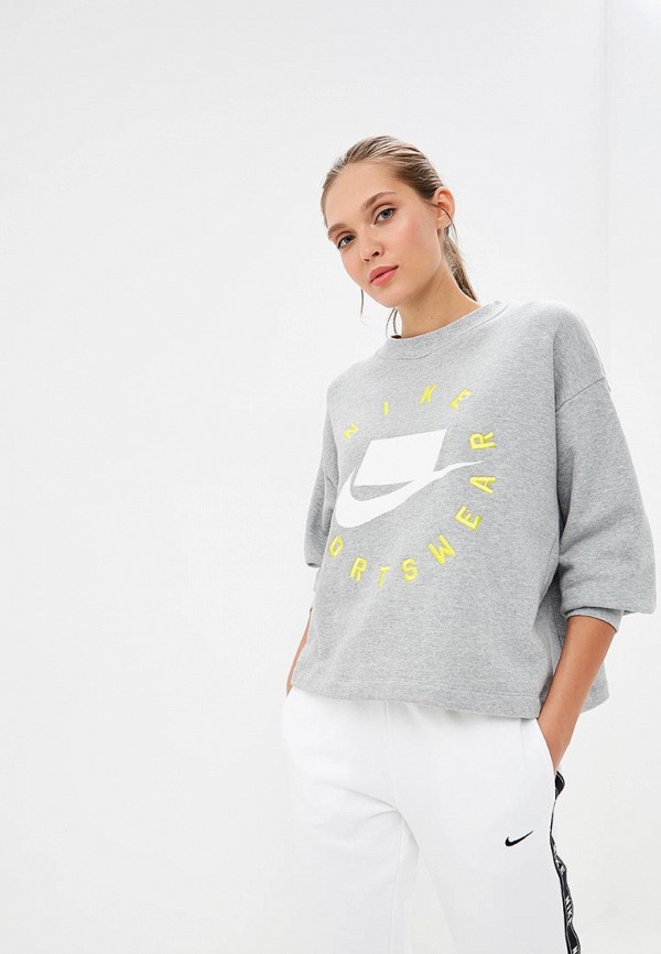 

Свитшот Nike, SPORTSWEAR NSW WOMEN'S FRENCH TERRY CREW, Серый