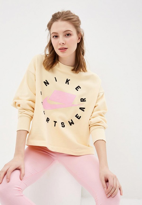 

Свитшот Nike, SPORTSWEAR NSW WOMEN'S FRENCH TERRY CREW, Бежевый