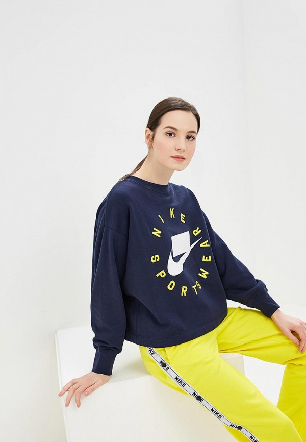 

Свитшот Nike, Синий, SPORTSWEAR NSW WOMEN'S FRENCH TERRY CREW