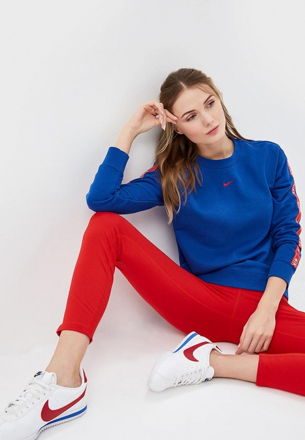 

Свитшот Nike, SPORTSWEAR WOMENS LOGO CREW, Синий