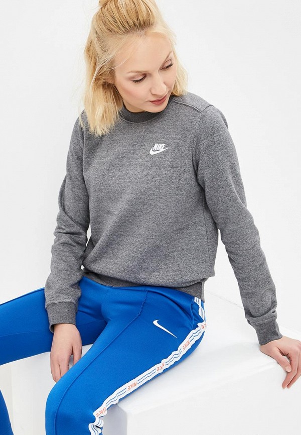 

Свитшот Nike, SPORTSWEAR WOMEN'S FLEECE CREW, Серый
