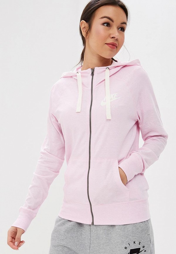 

Толстовка Nike, WOMEN'S SPORTSWEAR HOODIE, Розовый