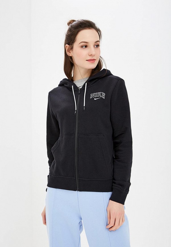 

Толстовка Nike, SPORTSWEAR WOMEN'S FULL-ZIP HOODIE, Черный