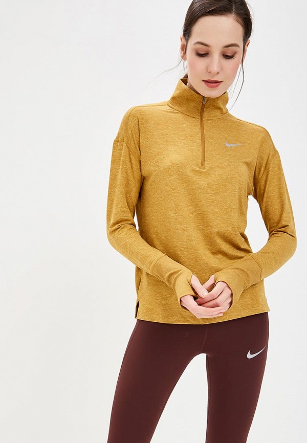 

Лонгслив спортивный Nike, ELEMENT WOMEN'S 1/2-ZIP RUNNING TOP, Коричневый