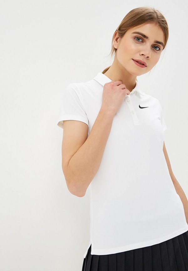 

Поло Nike, Women's NikeCourt Pure Tennis Polo, Белый