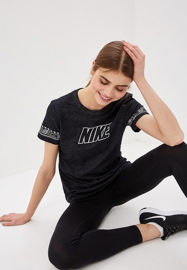 

Футболка спортивная Nike, DRI-FIT WOMEN'S TRAINING T-SHIRT, Черный
