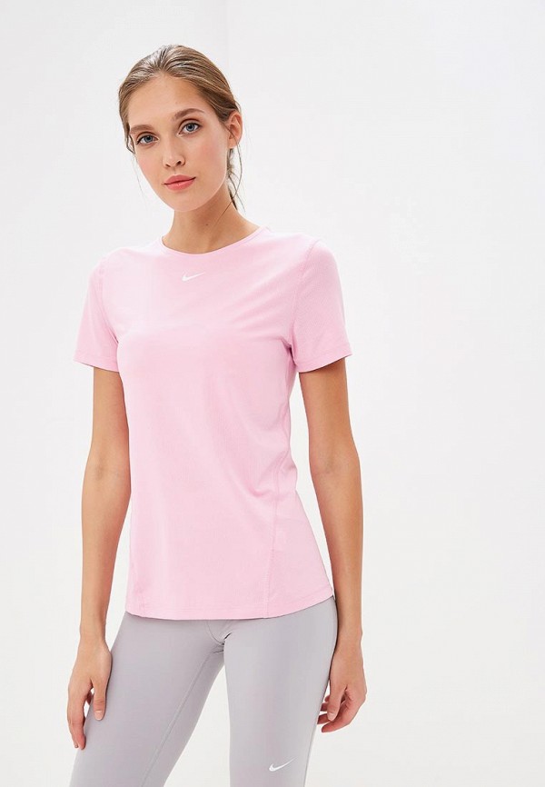 

Футболка спортивная Nike, Pro Women's Short-Sleeve Mesh Training Top, Розовый