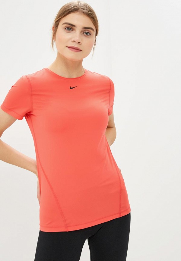 

Футболка Nike, PRO WOMEN'S SHORT-SLEEVE MESH TRAINING TOP, Коралловый