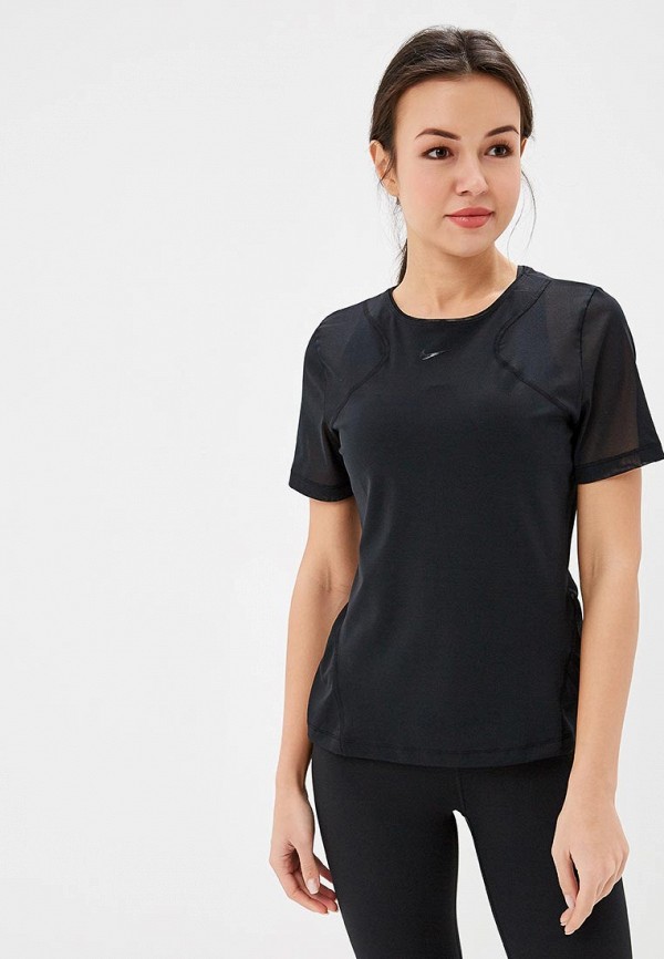 

Футболка спортивная Nike, PRO HYPERCOOL WOMEN'S SHORT-SLEEVE TOP, Черный