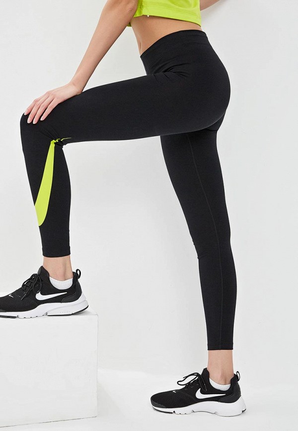 

Леггинсы Nike, SPORTSWEAR LEG-A-SEE SWOOSH WOMEN'S LEGGINGS, Черный
