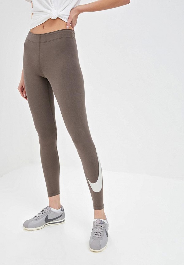 

Леггинсы Nike, SPORTSWEAR LEG-A-SEE SWOOSH WOMEN'S LEGGINGS, Хаки