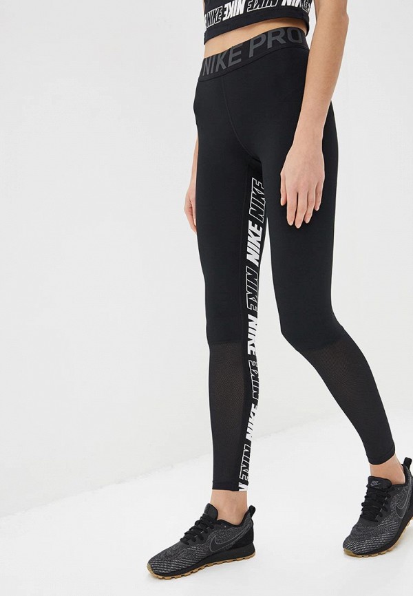 

Тайтсы Nike, PRO WOMEN'S GRAPHIC TIGHTS, Черный
