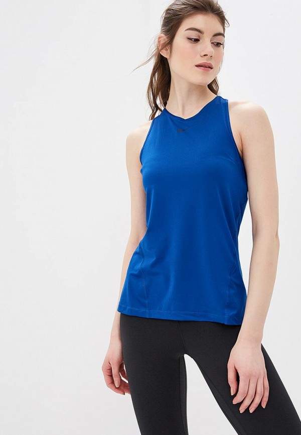 

Майка спортивная Nike, PRO WOMEN'S MESH TANK, Синий