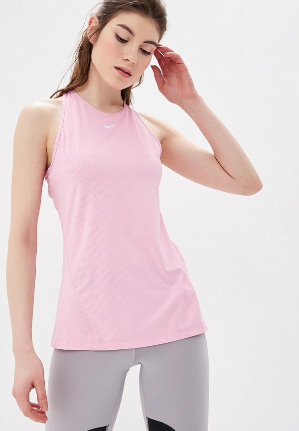 

Майка спортивная Nike, PRO WOMEN'S MESH TANK, Розовый