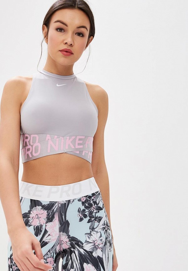

Топ спортивный Nike, PRO WOMEN'S TANK, Серый