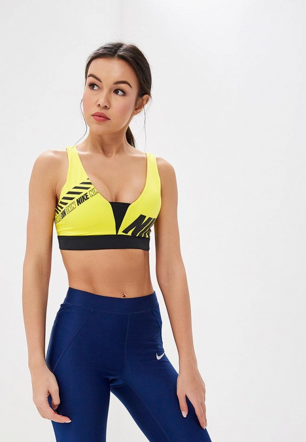 

Топ спортивный Nike, Indy Women's Light Support Sports Bra, Желтый