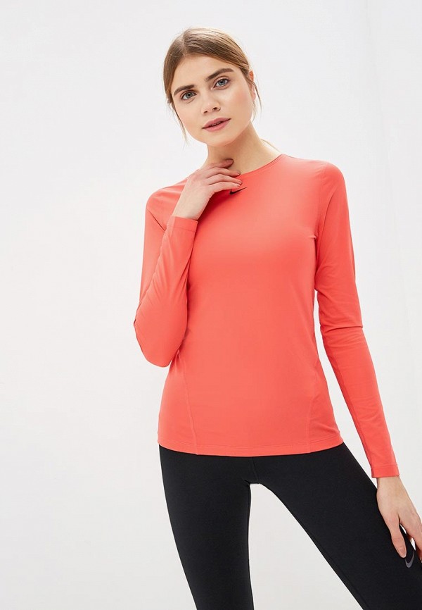 

Лонгслив Nike, PRO WOMEN'S LONG-SLEEVE MESH TOP, Коралловый