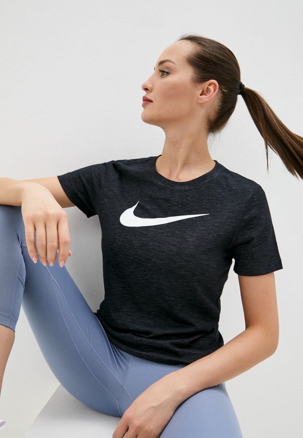 

Футболка спортивная Nike, Черный, W NK DRY TEE DFC CREW