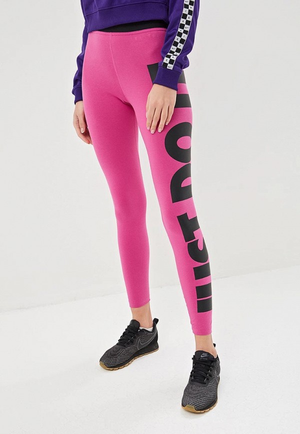 

Леггинсы Nike, SPORTSWEAR LEG-A-SEE JDI WOMEN'S HIGH-RISE LEGGINGS, Розовый