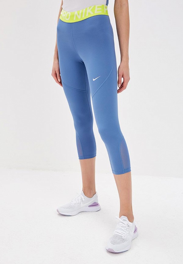 

Тайтсы Nike, PRO WOMEN'S CAPRIS, Голубой