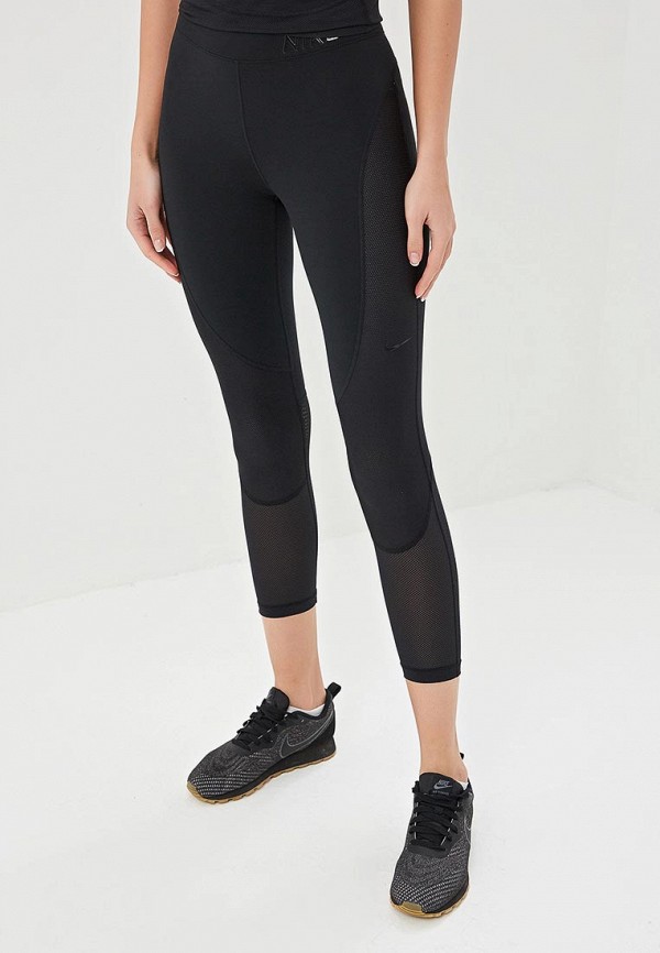 

Тайтсы Nike, PRO HYPERCOOL WOMEN'S CROPS, Черный