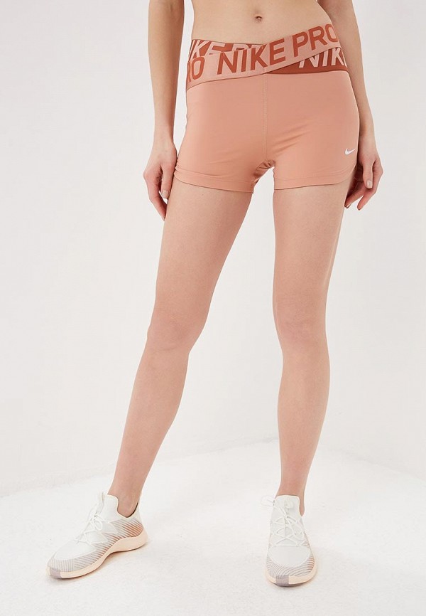 

Шорты компрессионные Nike, PRO WOMEN'S 3" SHORTS, Коралловый