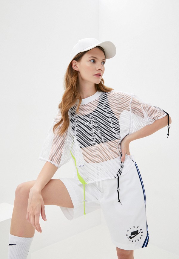 

Футболка Nike, Белый, W NSW NSP TOP SS MESH