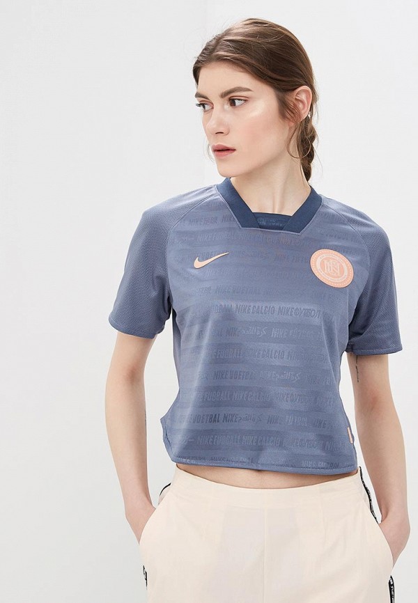 

Футболка спортивная Nike, Синий, F.C. WOMEN'S SHORT-SLEEVE SOCCER TOP