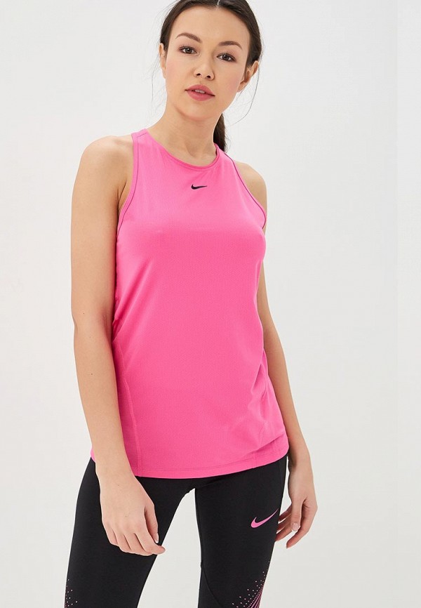 

Майка спортивная Nike, PRO WOMEN'S MESH TANK, Розовый