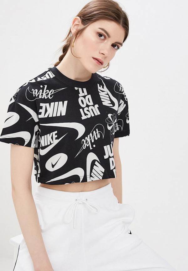 

Футболка Nike, Черный, SPORTSWEAR ESSENTIAL WOMEN'S CROPPED T-SHIRT