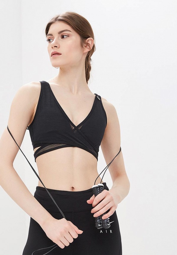 

Топ спортивный Nike, AIR MESH WOMEN'S LIGHT SUPPORT SPORTS BRA, Черный