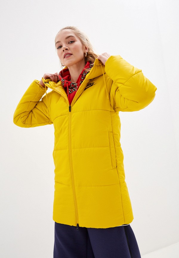 

Куртка утепленная Nike, Желтый, Sportswear Synthetic-Fill Women's Hooded Parka